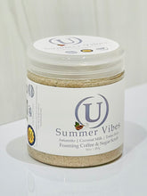 Load image into Gallery viewer, Summer Vibes Foaming Coffee & Sugar Scrub