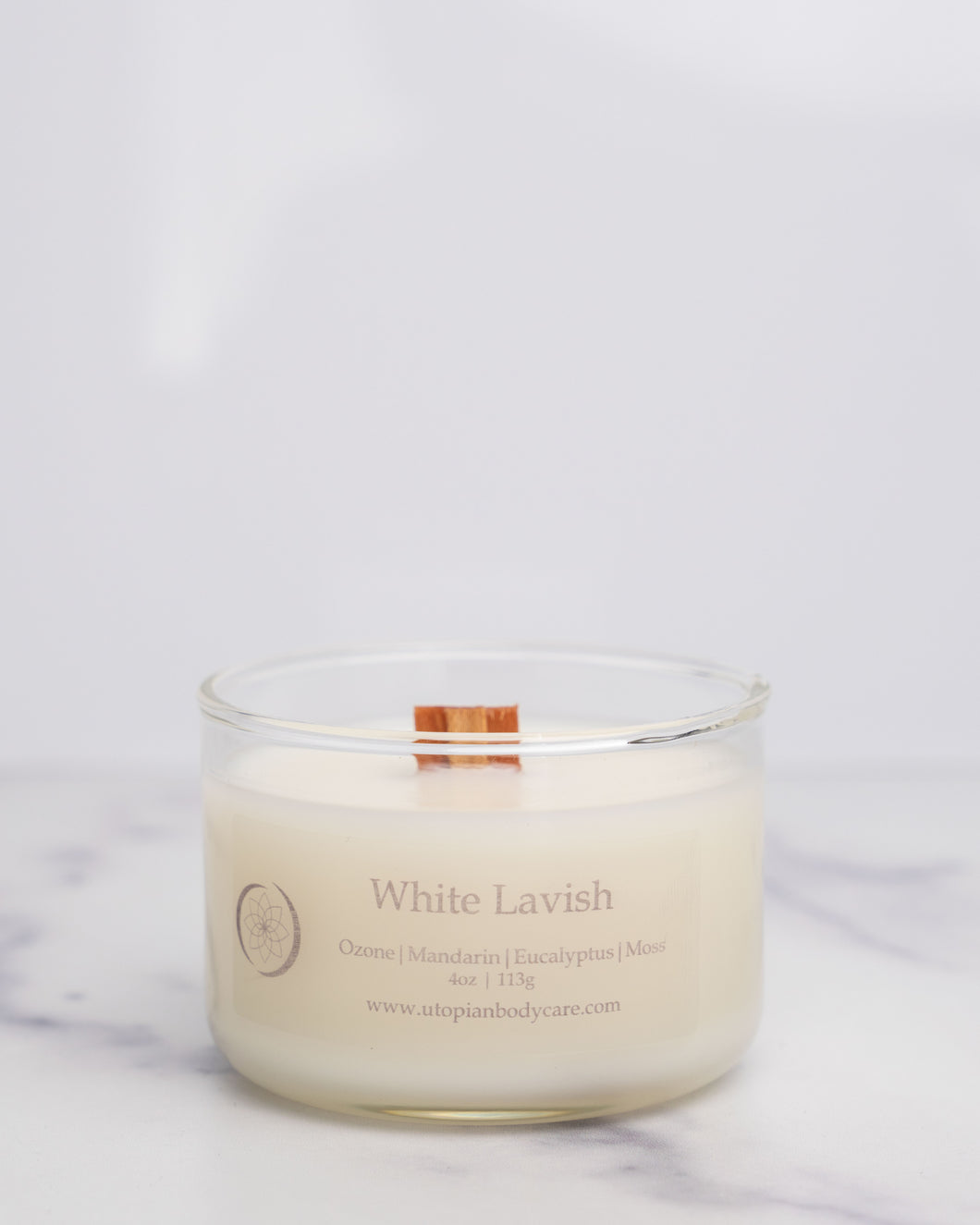 White Lavish Candle