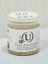Load image into Gallery viewer, Coco Eucalyptus Foaming Coffee &amp; Sugar Scrub
