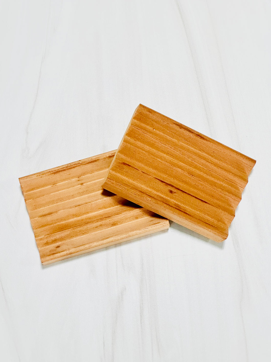 Single Wood Soap Dish