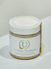 Load image into Gallery viewer, Lemon Verbena Foaming Coffee &amp; Sugar Scrub
